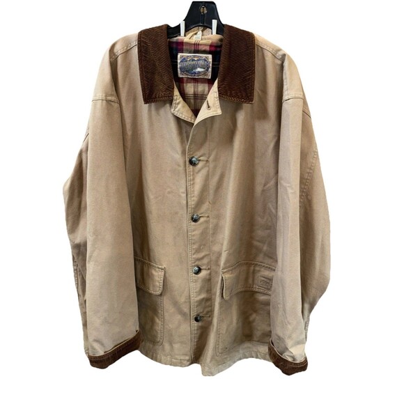 Vintage Dunbrooke Upstream Barn Chore Button Jacket 2XL Lined Pockets Cotton - Picture 2 of 13